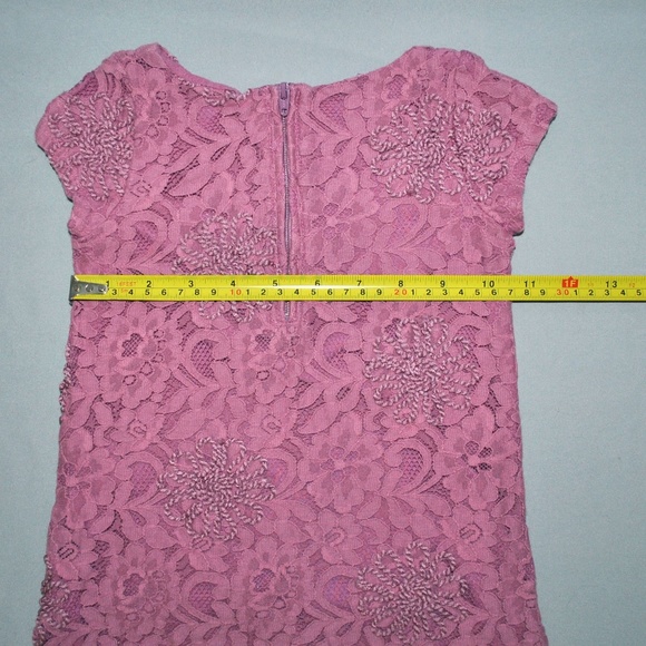 OshKosh Girls Dress Size 2T Floral Print Lace - Picture 8 of 9
